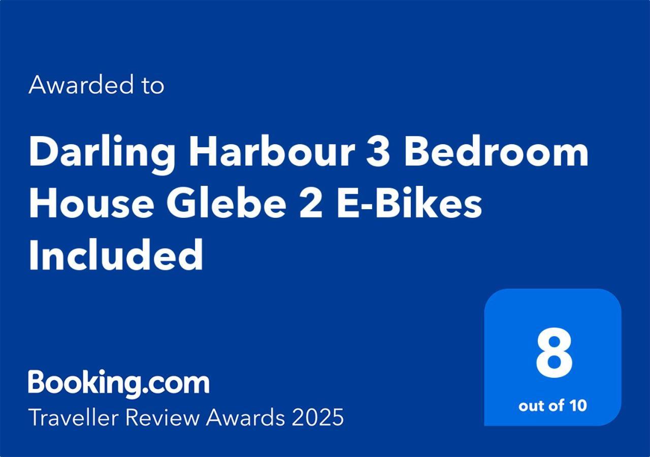 Darling Harbour 3 Bedroom House Glebe 2 E-Bikes Included Сидней Экстерьер фото