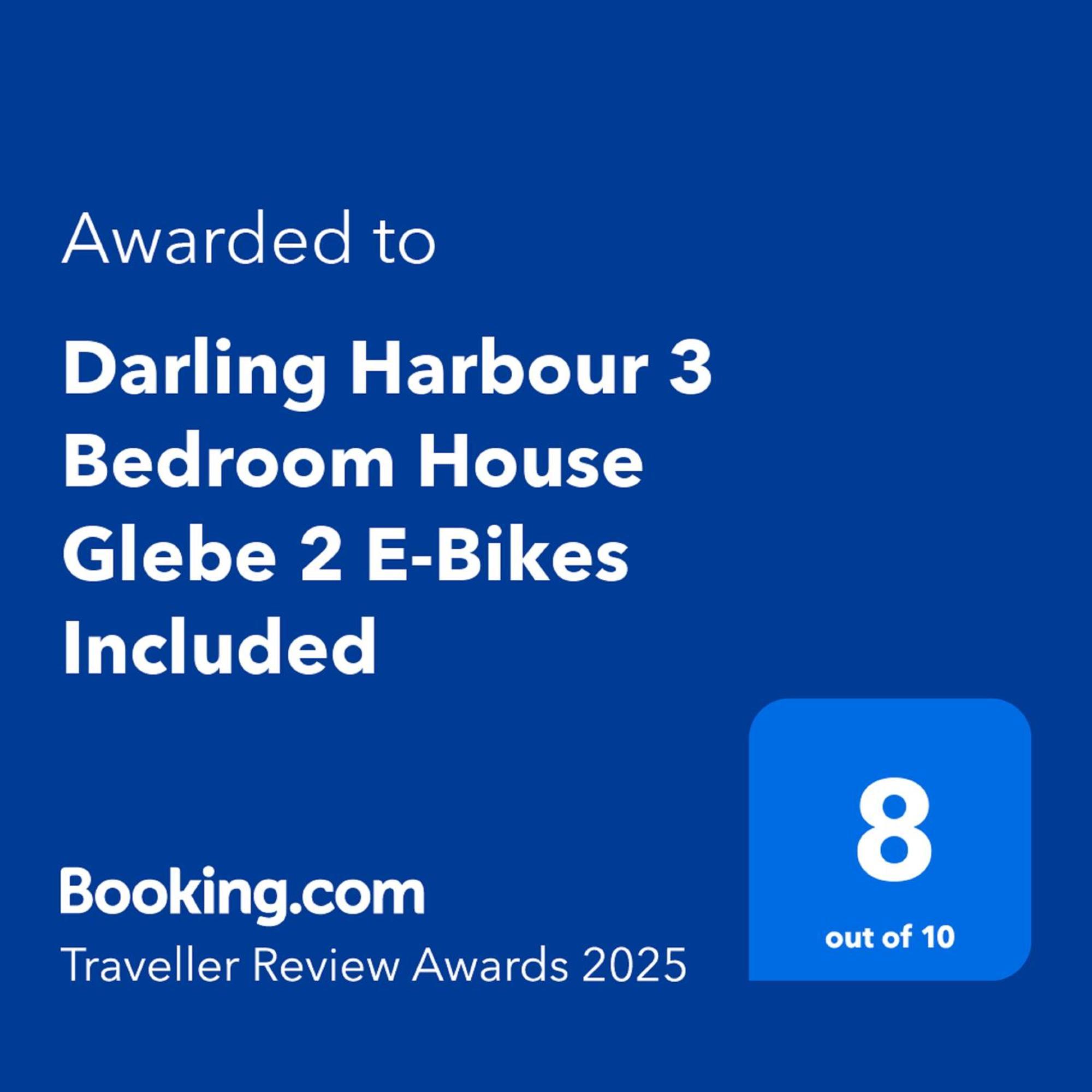 Darling Harbour 3 Bedroom House Glebe 2 E-Bikes Included Сидней Экстерьер фото